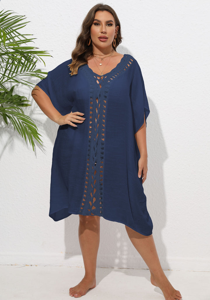 Femme Bohemian Hæklet Strand Kaftan Stilla