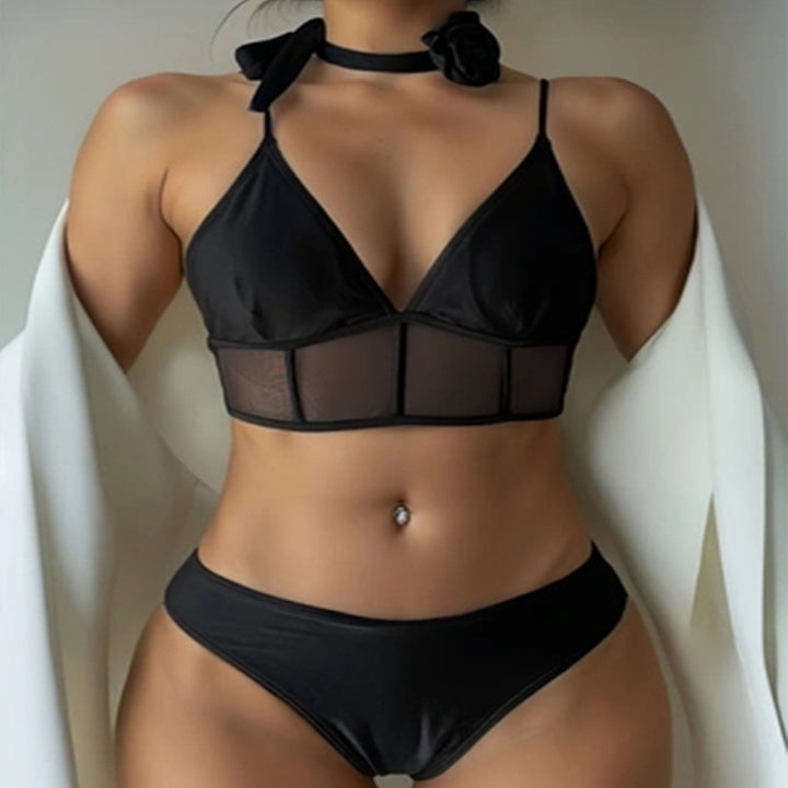 Damer Elegant Mesh-Bikini-Sæt Skovae