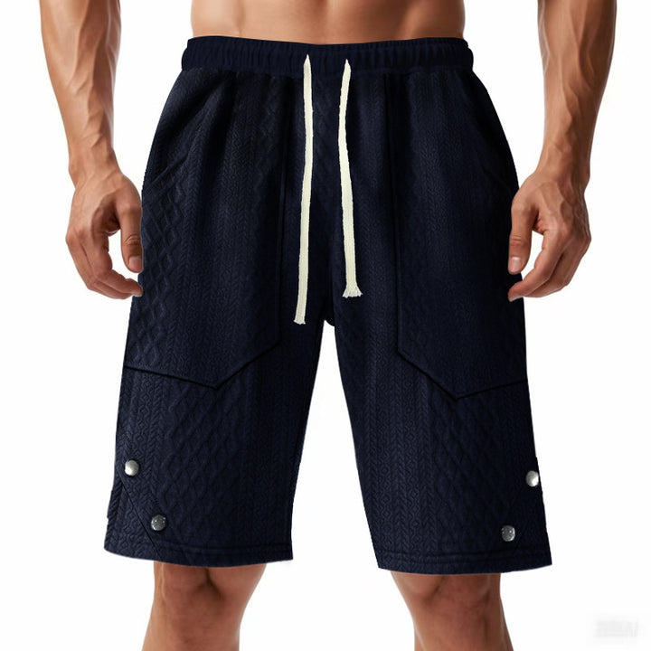 Herrer Cargo-shorts med struktureret design og praktiske lommer Stilla