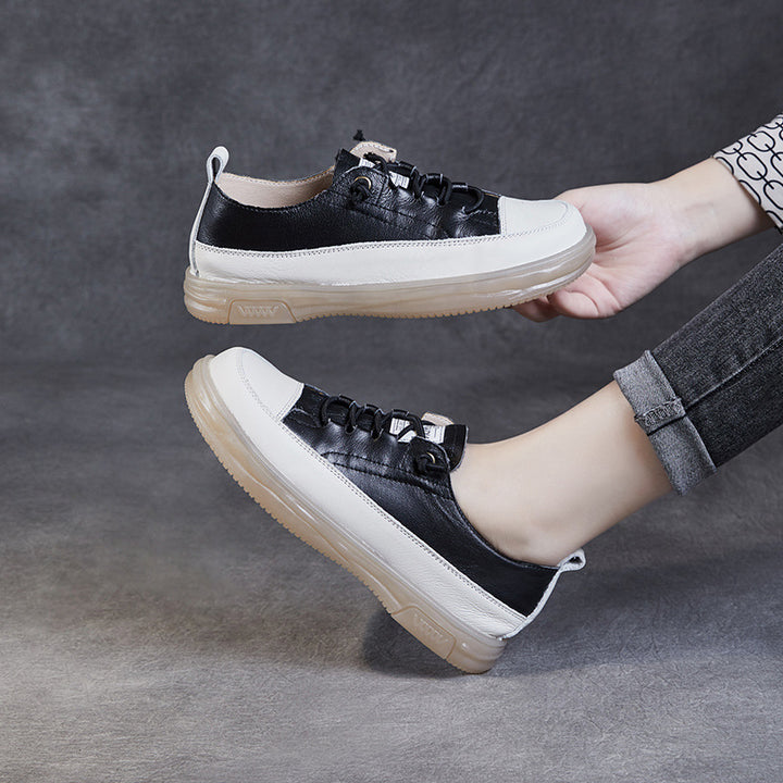 Damer Stilige Slip-On Sneakers med Åndbart Læder-Overmateriale Stilla