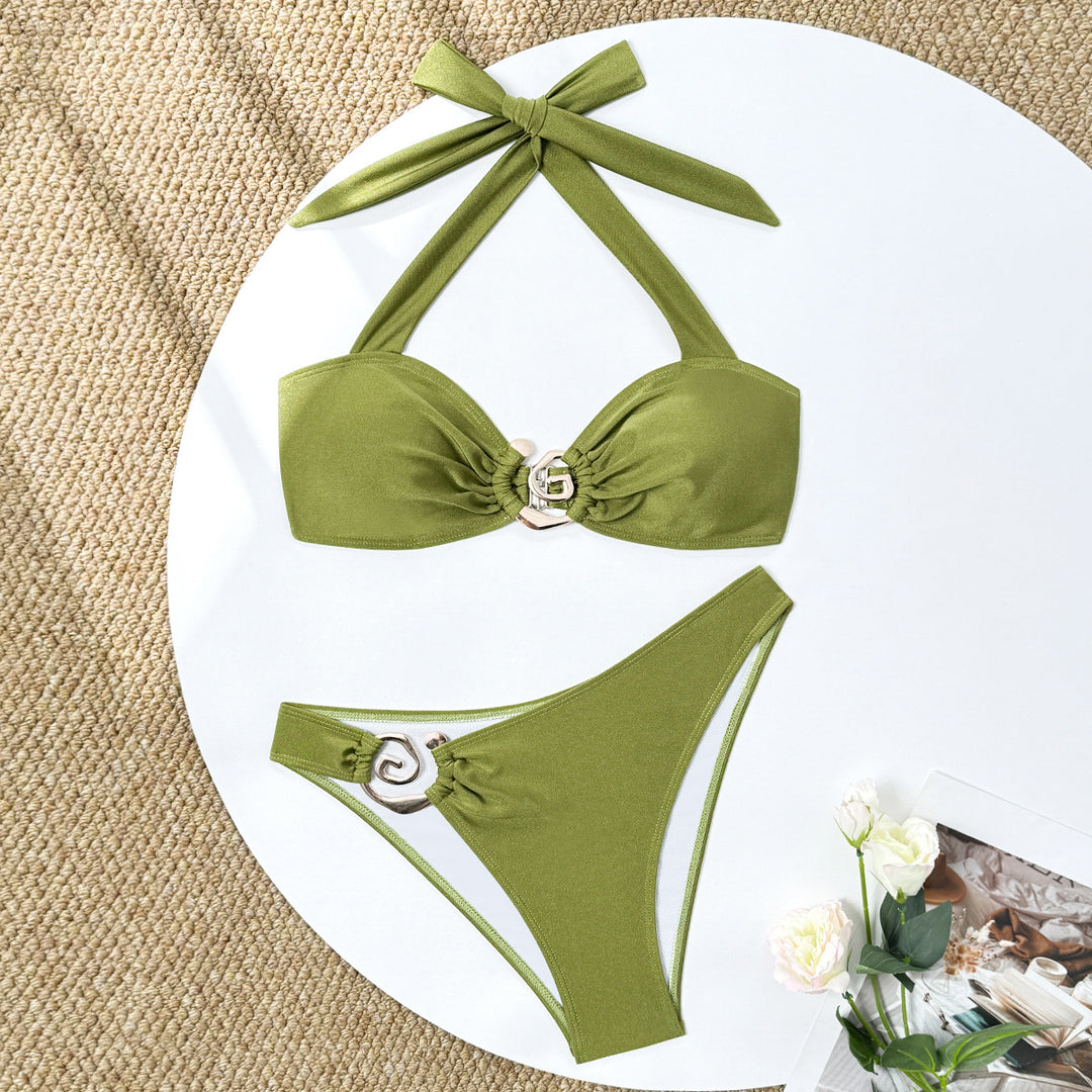 Dame Bikini-sæt med justerbare stropper og unik spænde lukning Stilla