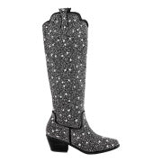 Femme Statement Over-the-Knee Western-inspirerede Stiletto-støvler Stilla