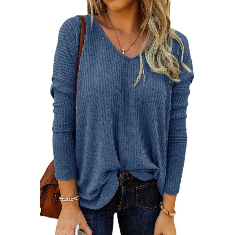 Dame Ribstruktur Pullover Stilla