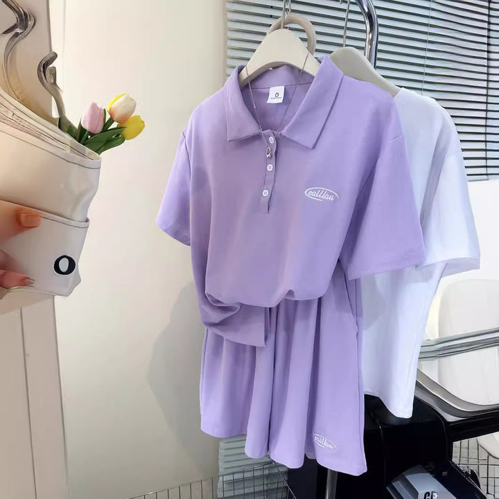 Femme Casual Polo Lounge Set Stilla