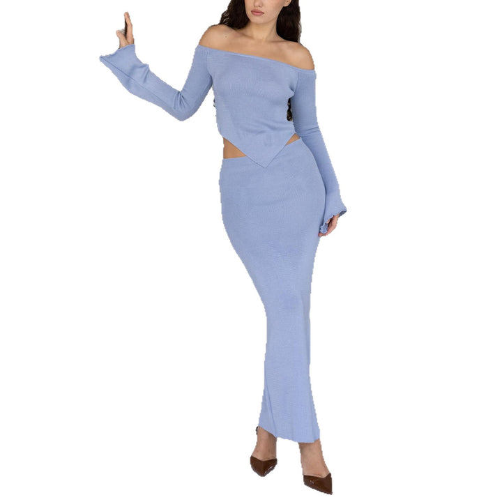 Kvinders elegante sæt med to dele og off-shoulder top Stilla