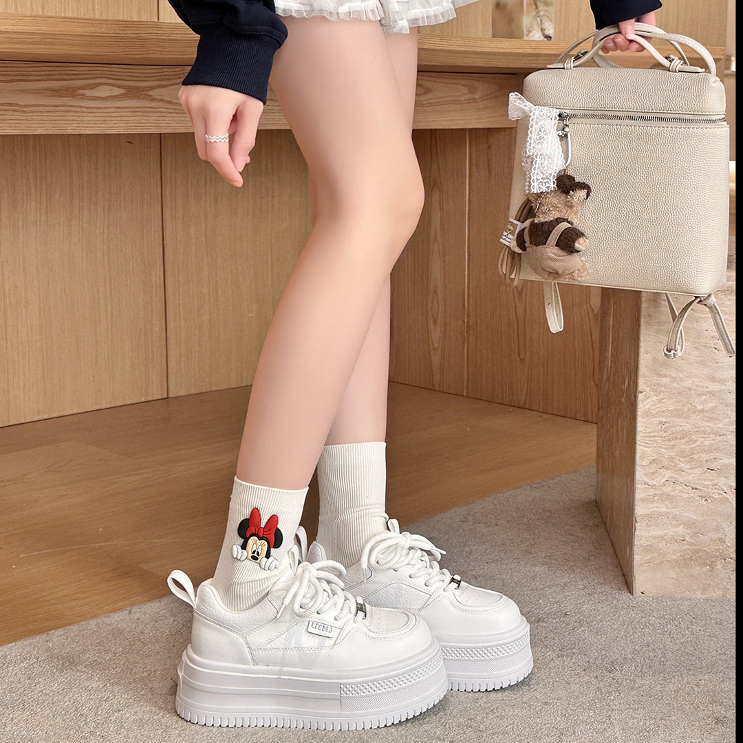 Femme Chunky Platform Snørebånd Sneakers Stilla