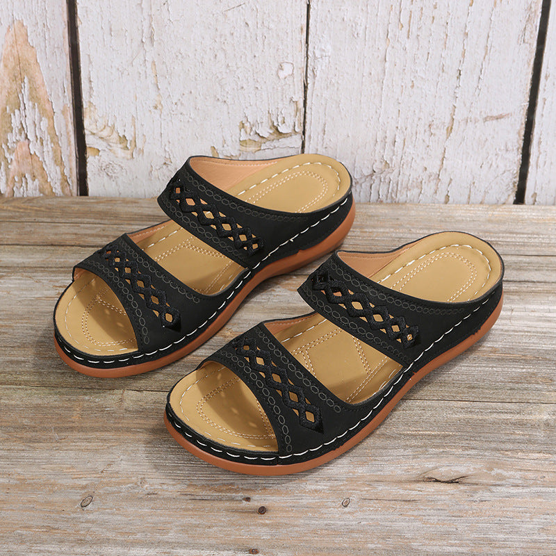 Dame Komfort Slide Sandaler Stilla