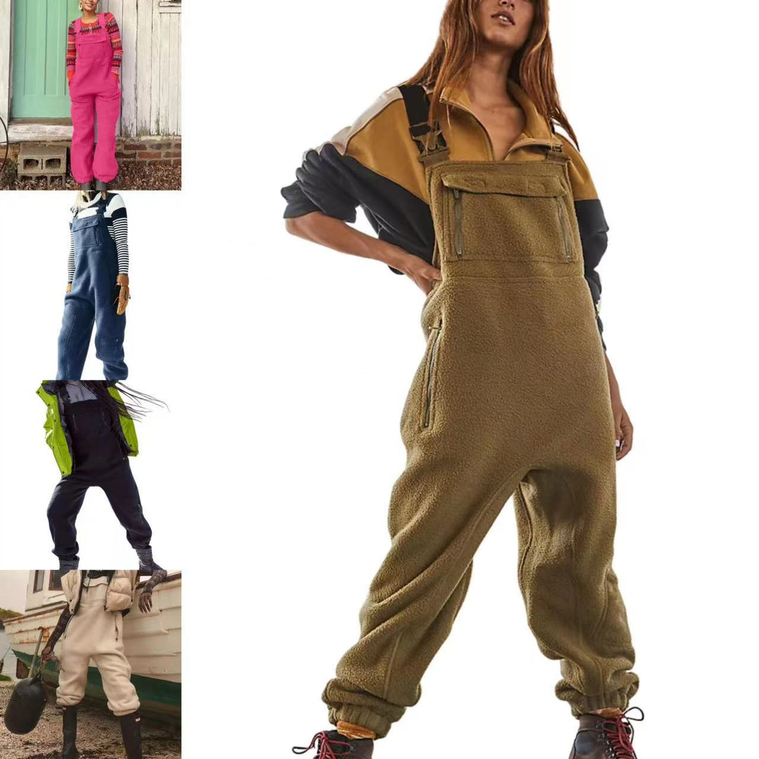 Femme Fleece Utility Bukseoveralls Stilla