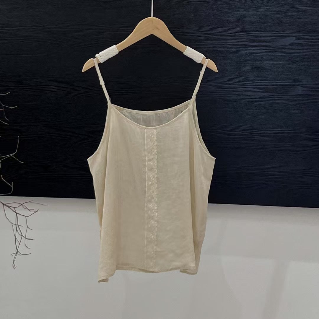 Femme Relaxed Fit Letvægts Spaghetti Strop Top Stilla