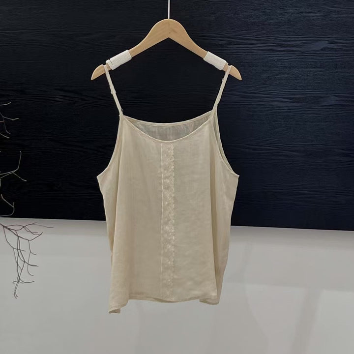 Femme Relaxed Fit Letvægts Spaghetti Strop Top Stilla