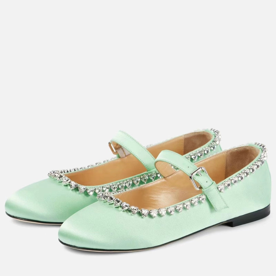 Femme Elegant Dekoreret Mary Jane Flats Stilla