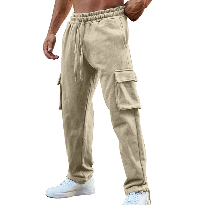 Herren Cargo-Joggingbukser med elastisk talje og multifunktionelle lommer Stilla 1754373381