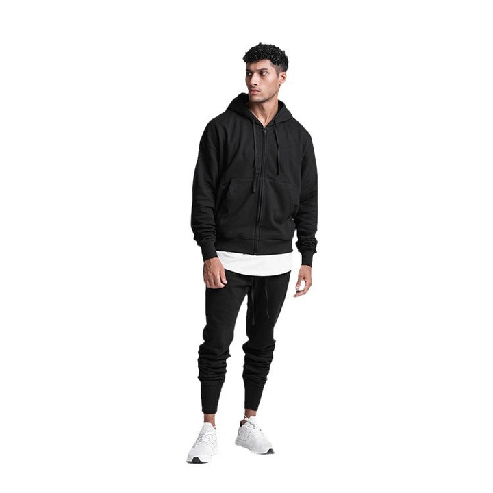 Herrer Komfortabel Hoodie jakke lavet af blød fleece Stilla