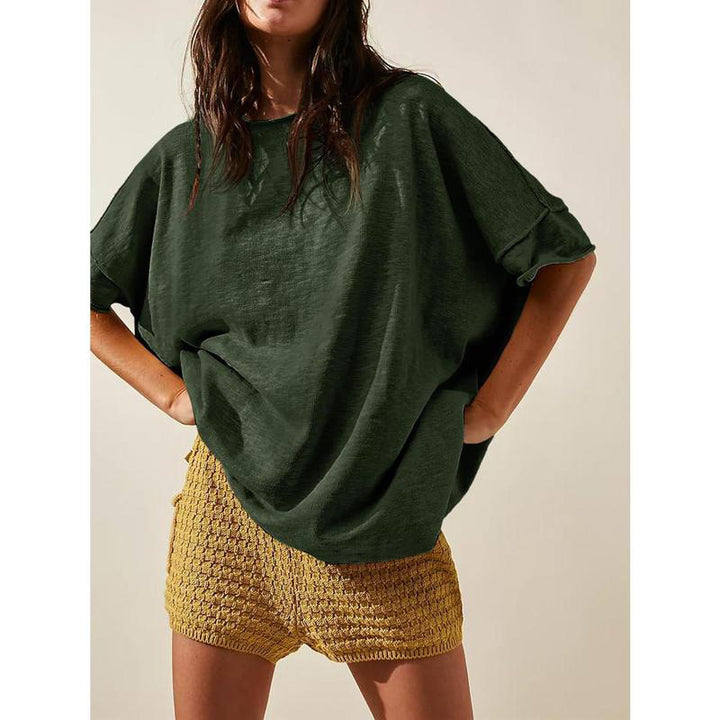 Dame Relaxed Fit Størrelser T-Shirt Stilla