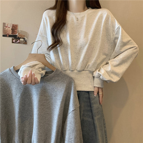 Femme Lækkert Korte Sweatshirt Stilla