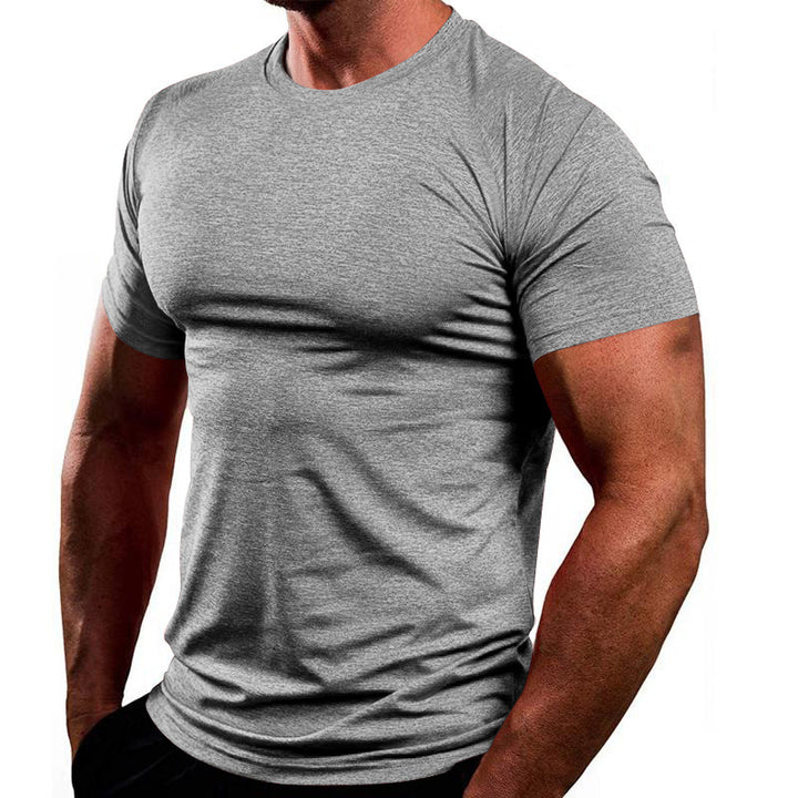 Herrer åndbart fitness T-shirt med kropsnær pasform Stilla