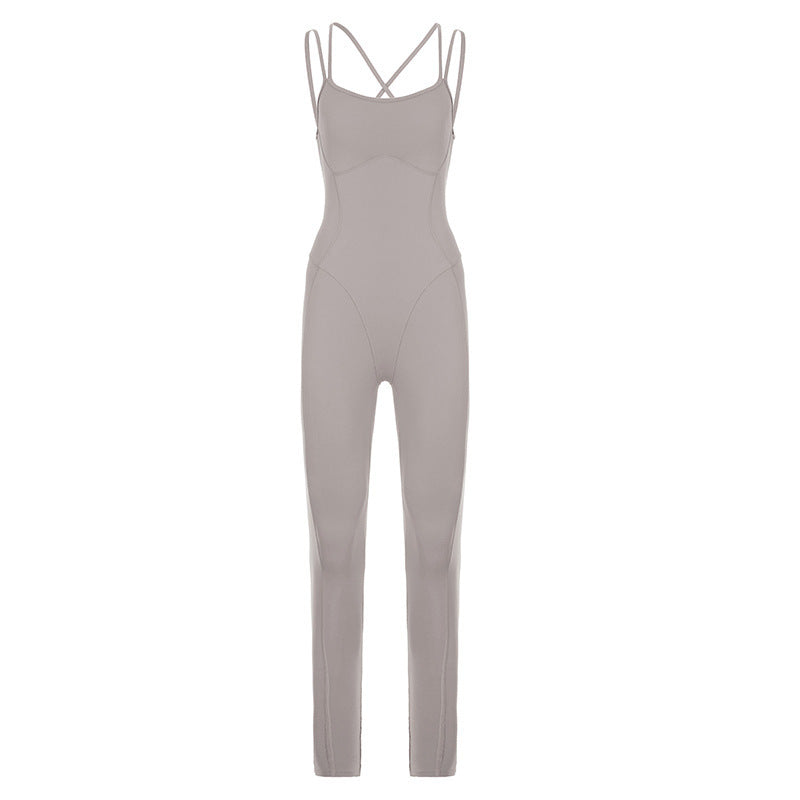 Dame Sporty Overall med tynde stropper og figursyet snit Skovae