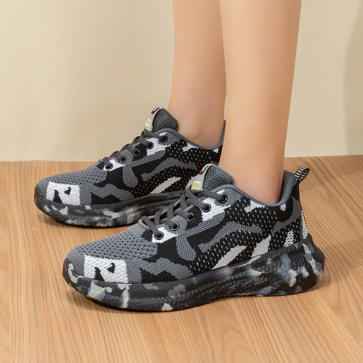Herrer Dynamisk Camouflage Performance Sneakers Stilla