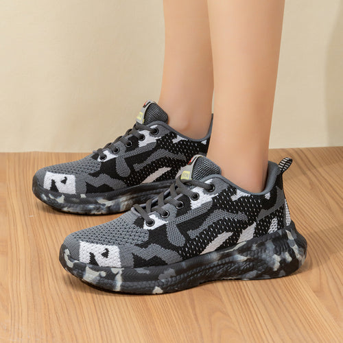 Herrer Dynamisk Camouflage Performance Sneakers Stilla
