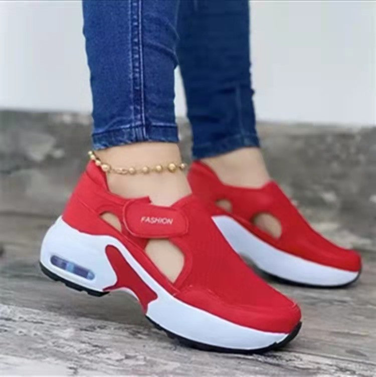 Dame luftige sport sneakers med åndbar mesh-overflade og komfortabel dæmpning Stilla