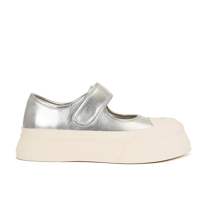 Kvinder Metallic Mary Jane Sneakers Stilla