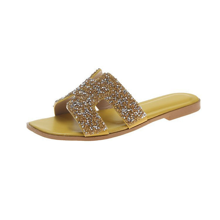 Damer Mode Rhinestone-sandaler i elegant design Stilla