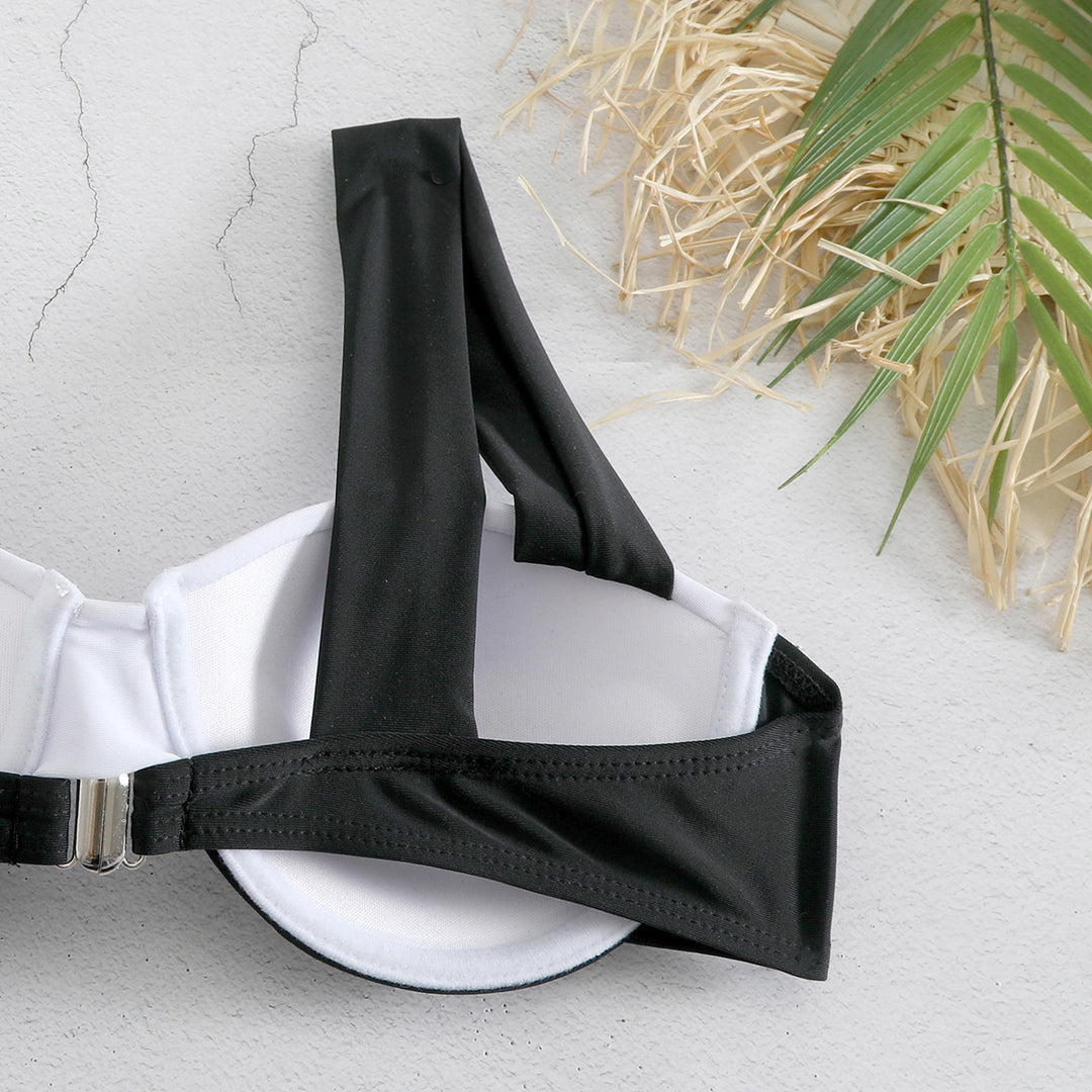 Dame Bikini-sæt med elegante stropper og moderne bustier-overdel Stilla
