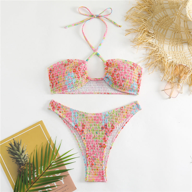 Dame bikini sæt med smart design og legesyge snore detaljer Stilla