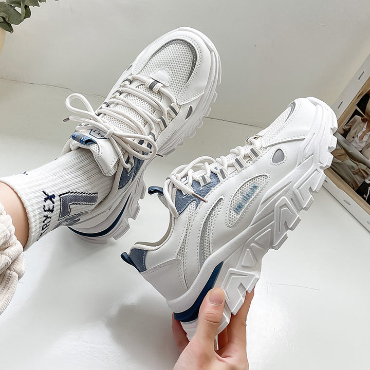 Dame sneakers med åndbart netdesign og støddæmpende sål Stilla