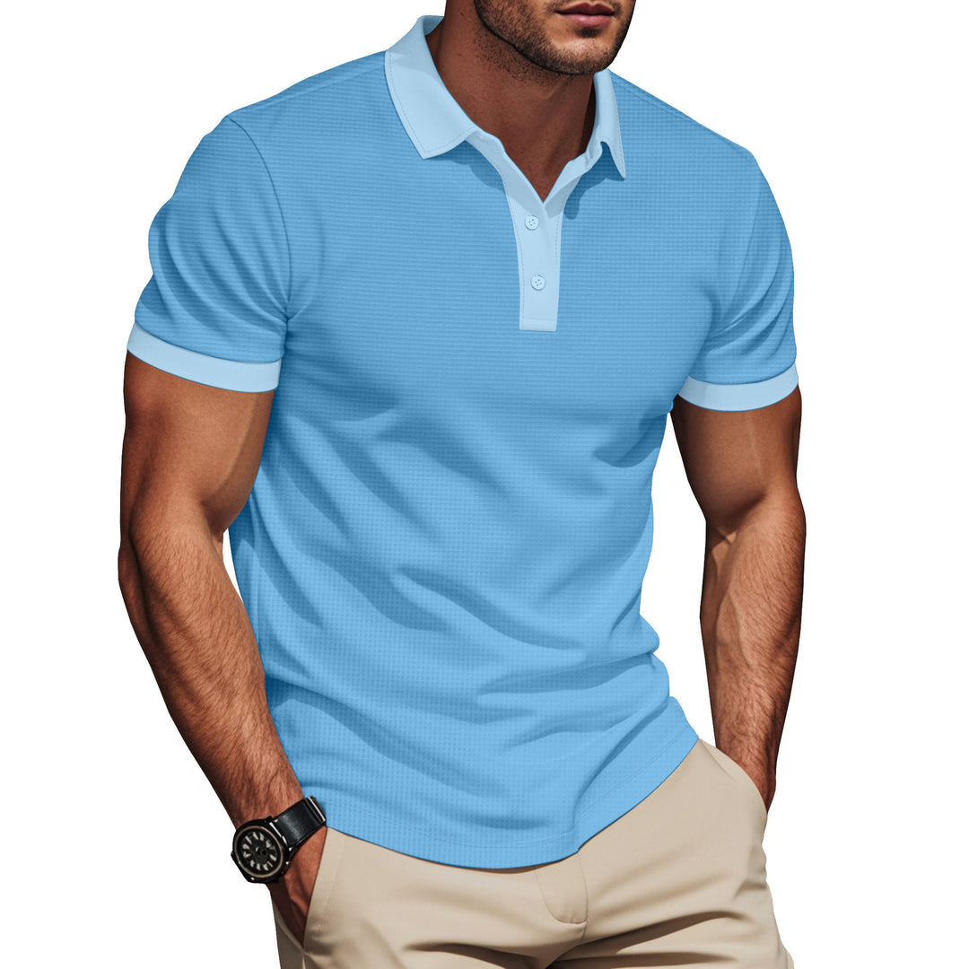 Herrer Poloshirt med moderne struktureret design Stilla