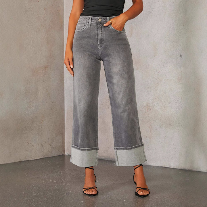 Dame Lækre Jeans med usædvanlig kant Stilla