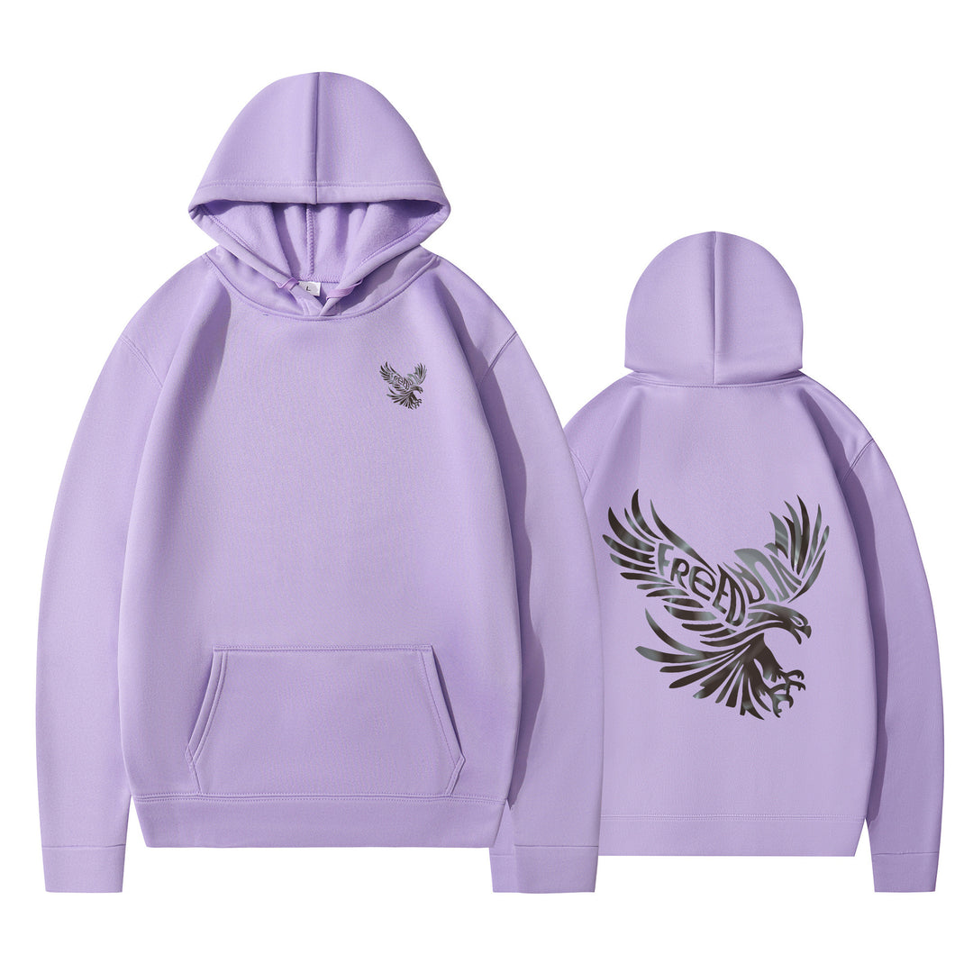 Dame hoodie med ikonisk ørnedesign og blød indvendig for Stilla