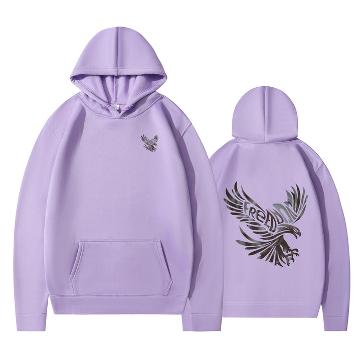 Dame hoodie med ikonisk ørnedesign og blød indvendig for Stilla