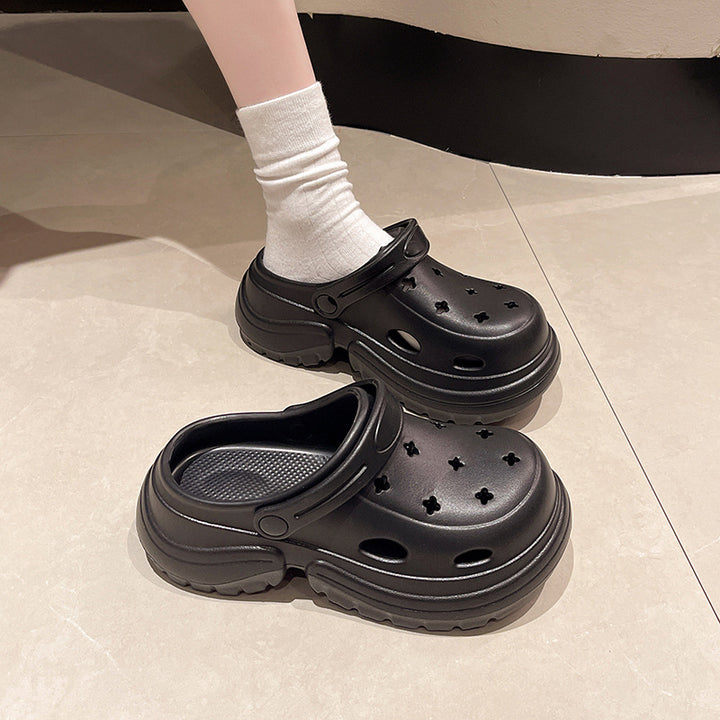 Dame komfortable samt fashionable planter-sandaler med praktisk rem Stilla