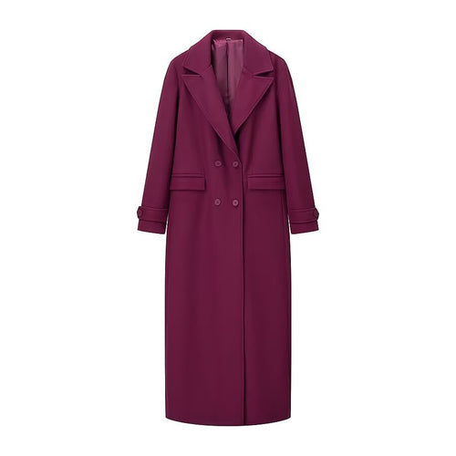 Kvindernes elegante trenchcoat med dobbeltknapdesign Stilla