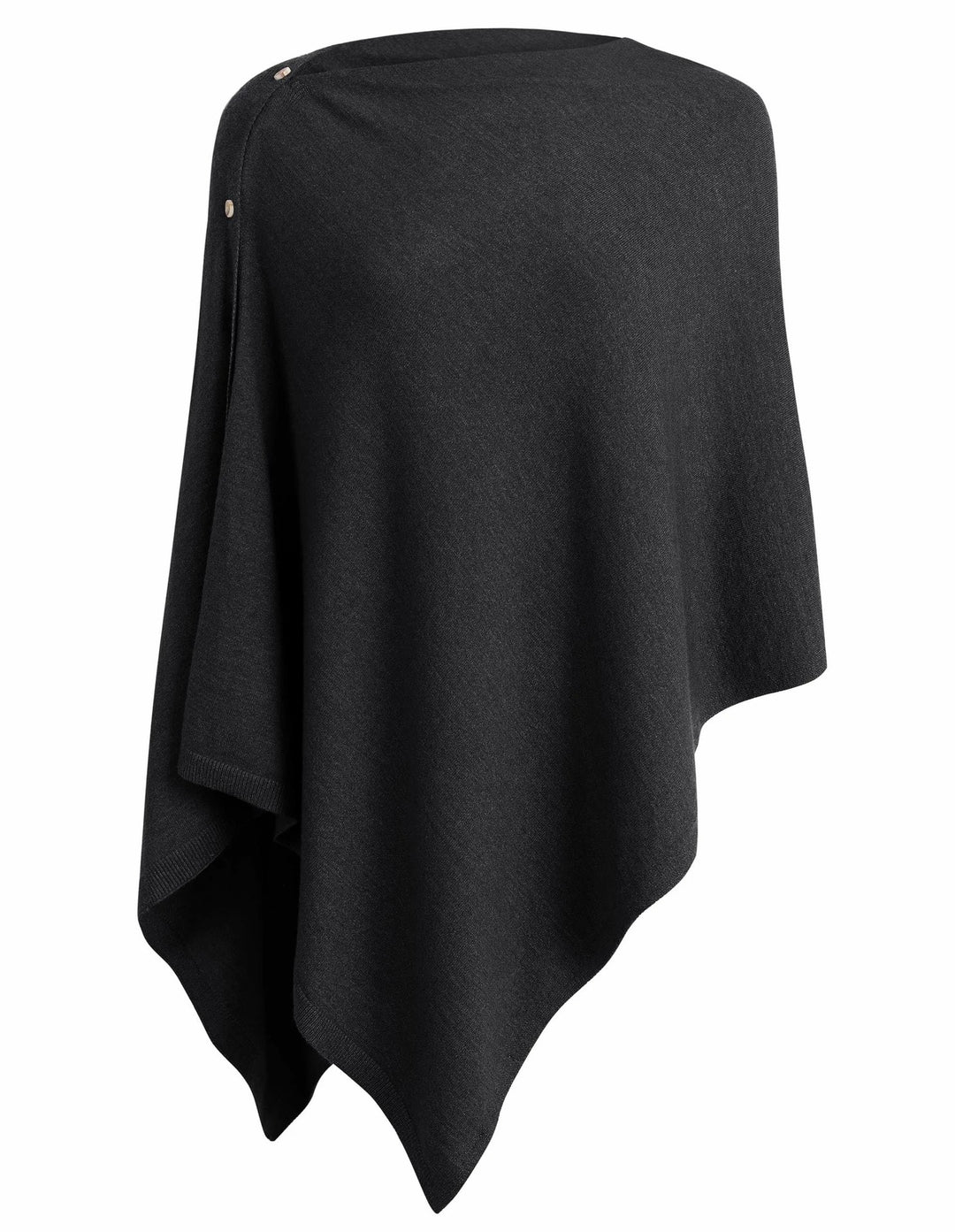 Dame Komfortabel Oversized Poncho Wrap Stilla