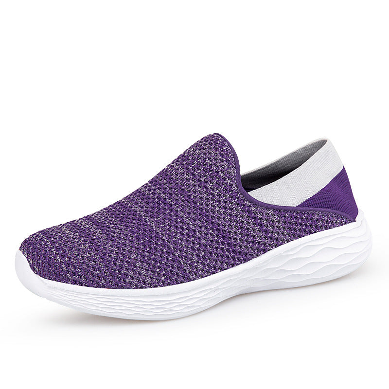 Herre Slip-On Åndbare Walking Sneakers Stilla