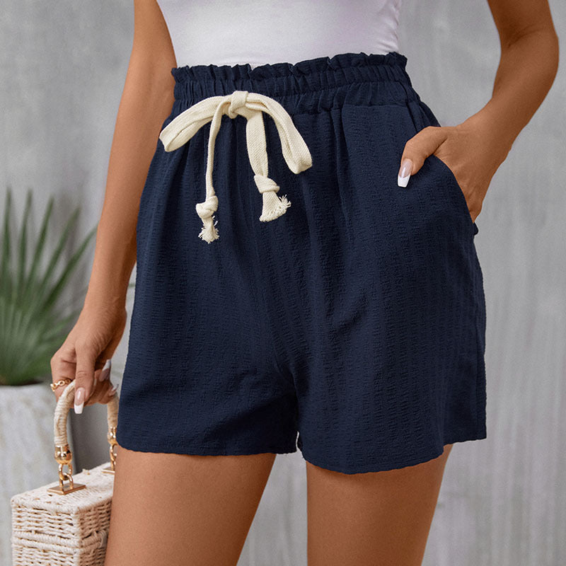 Dame fritidsshorts med elastisk liv og moderigtigt snøre Stilla