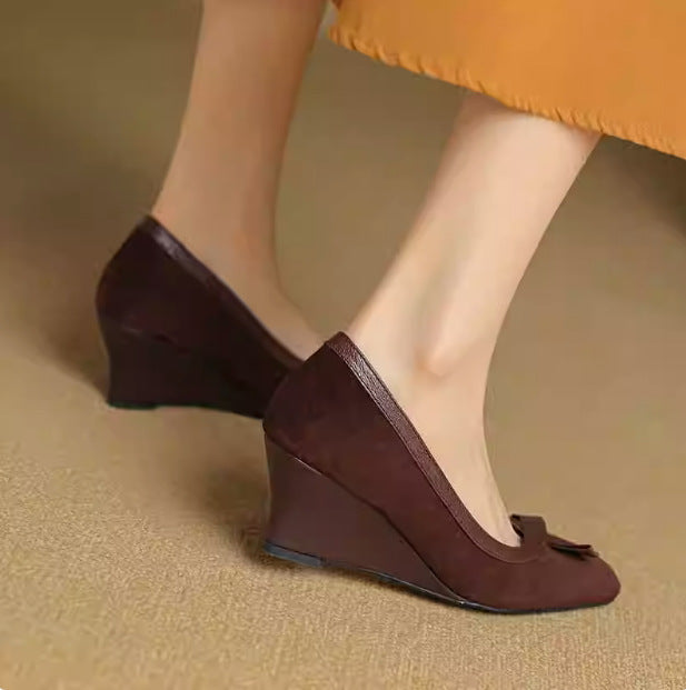 Dame Elegant Wedge Balletsko Stilla