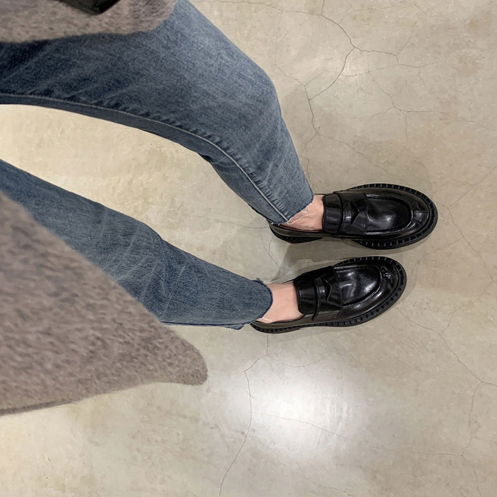 Herrer Stilfulde Chunky Sole Loafers Stilla