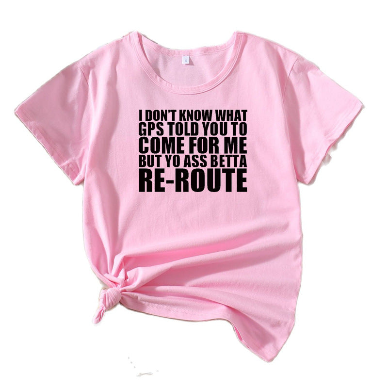 Dame Fritid Sjov Grafik T-shirt Stilla