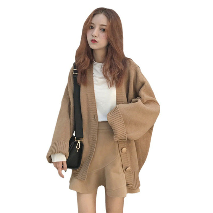 Femme Oversized Strukturstrik Cardigan Stilla