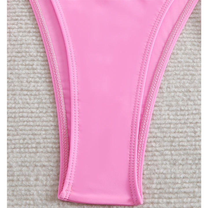 Femme Grafiktryk Bikini-sæt med gennemsigtig dækning Stilla