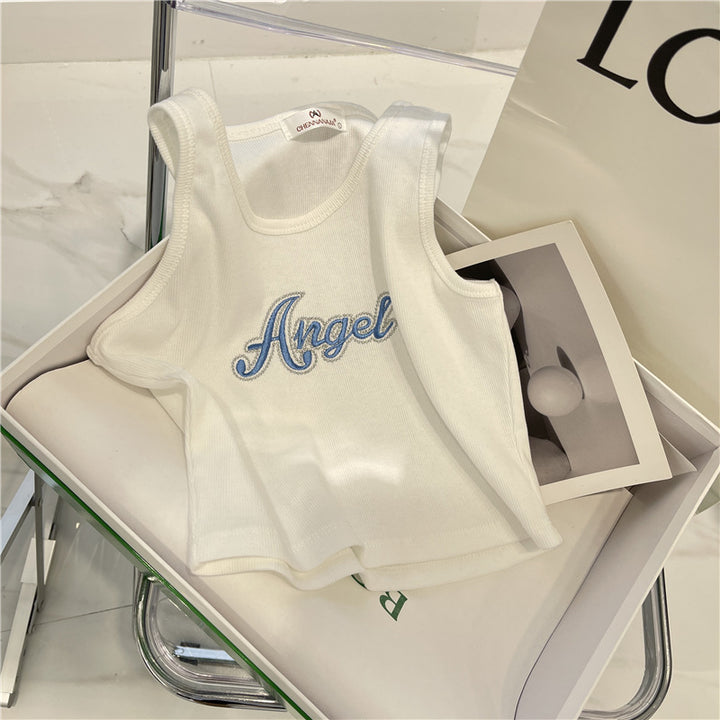 Femme Casual Broderet Tanktop Stilla