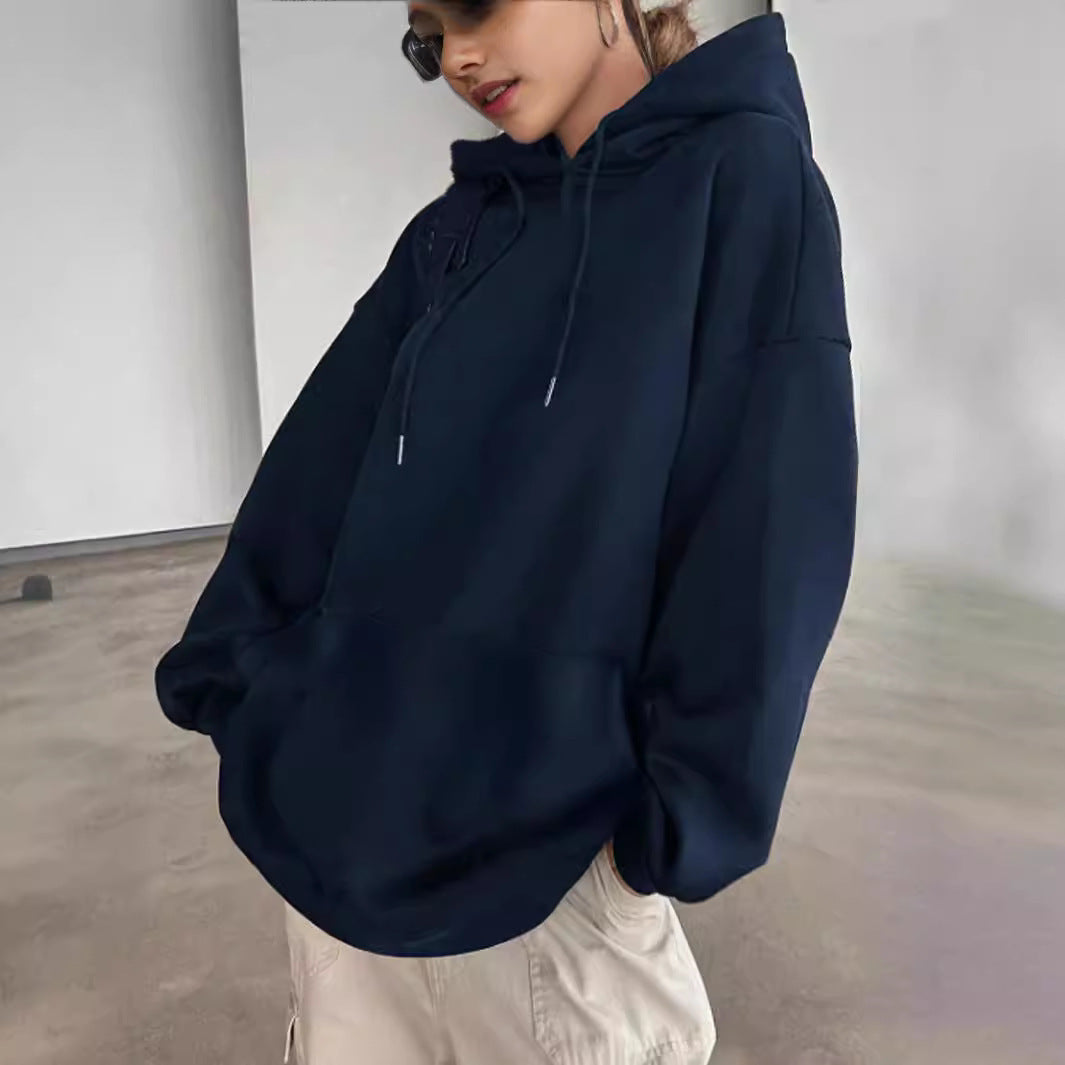 Dame hoodie med iøjnefaldende leopard stjerne design Skovae