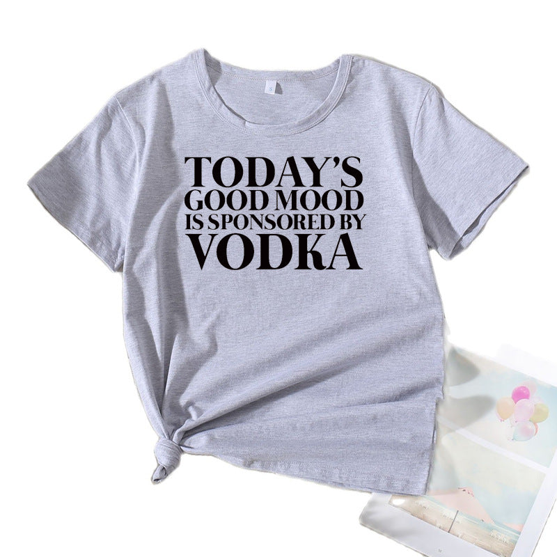 Dame Casual Oversized Statement T-shirt Stilla