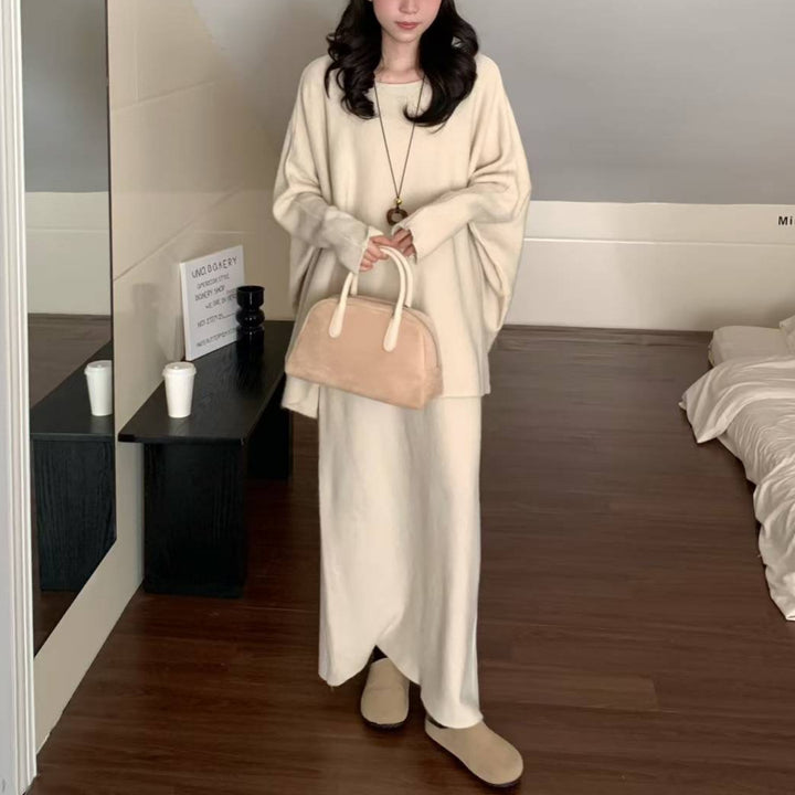 Dame Elegant Oversized Strik Sweater lavet af blødt materiale Stilla