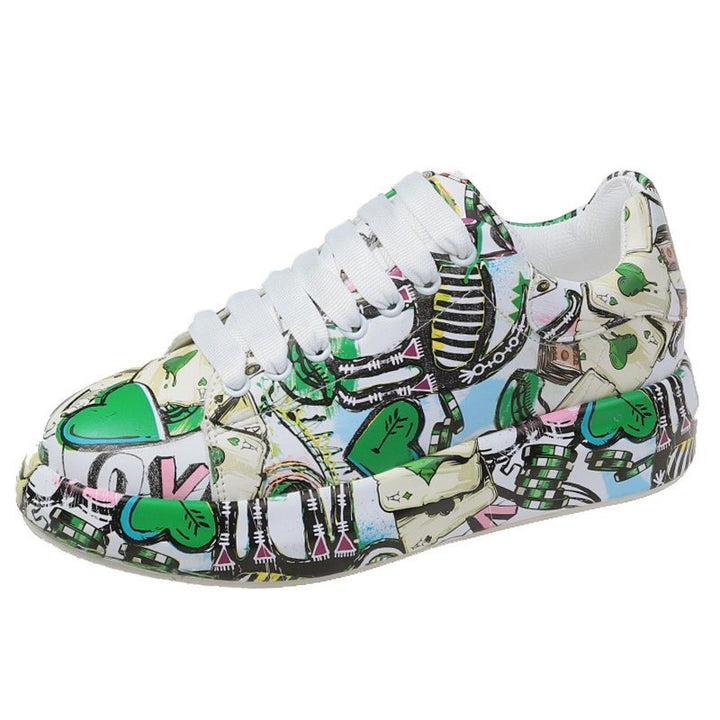 Dame Mode-Sneakers med kreativ grafikdesign Stilla