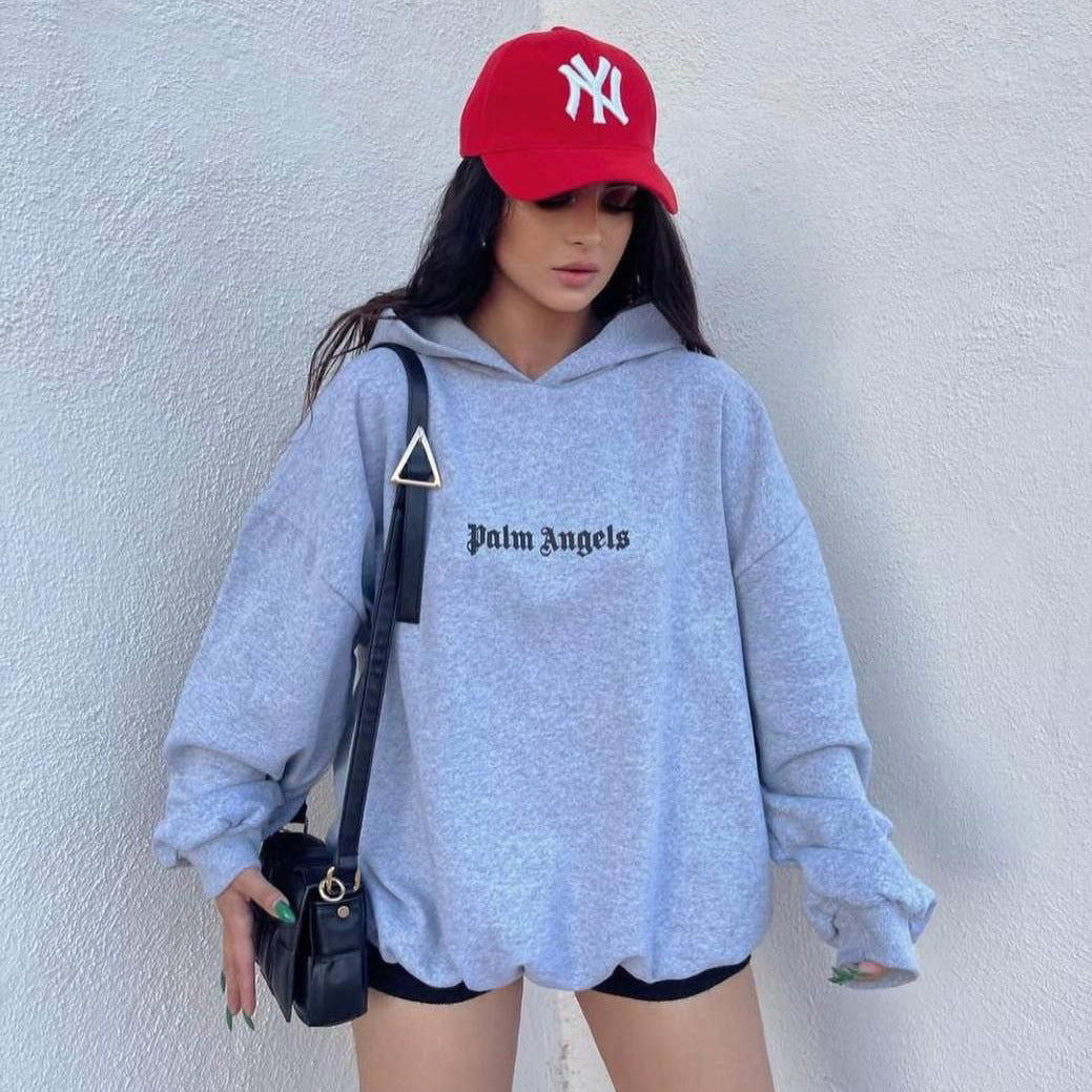 Kvindernes Oversized Hoodie med Kængurulomme Stilla