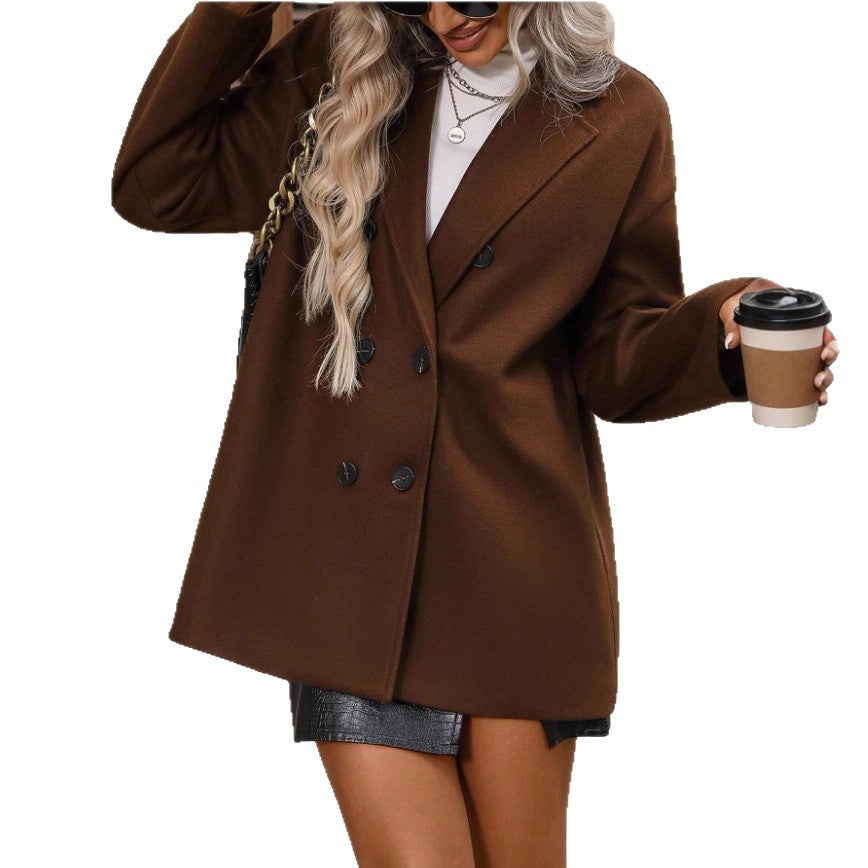 Kvinders oversized trendy blazer lavet af blødt materiale Stilla